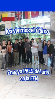 🎓✨ ¡Así vivimos el último Ensayo PAES del año en la FEN!
Entre nervios, motivación y muchas ganas, l@s
 estudiantes compartieron sus experiencias y cómo se están preparando para este gran desafío.

¡Vamos con todo rumbo a la PAES! 💙📚