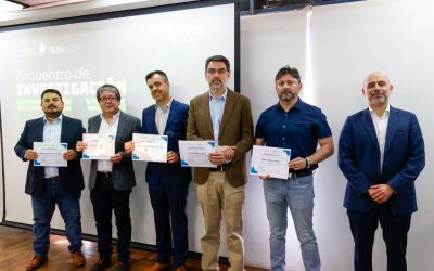 Doce profesores FEN fueron distinguidos en el Encuentro de Investigación UCH 2025 por publicaciones WOS y “Aporte a los problemas país”
