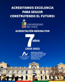 👏 La Universidad de Chile alcanza un hito que nos llena de orgullo: este 10 de diciembre, la Comisión Nacional de Acreditación otorgó a nuestra institución la acreditación en nivel de excelencia por 7 años, reafirmando la solidez de un proyecto que, por casi dos siglos, ha puesto su conocimiento al servicio del país.

✨ En la FEN UChile, este sello se vive día a día, en nuestras aulas, laboratorios, centros de investigación y en cada una de nuestras carreras de pregrado.

Algunos hitos que destacan este logro:
🔹 100% de nuestras carreras con currículos innovados y alineados al Modelo Educativo UChile.
🔹 Liderazgo en investigación económica y en iniciativas de impacto público.
🔹 Compromiso con la equidad, la inclusión y el bienestar estudiantil.
🔹 Vinculación con el medio que aporta valor social y conecta a nuestro estudiantado con los desafíos del país.
🔹 Una gestión académica y formativa comprometida con la excelencia.

La comunidad FEN también es parte de este logro colectivo que impulsa nuestra misión de formar a las y los profesionales que el país necesita. 💙

🌐 Conoce más en uchile.cl