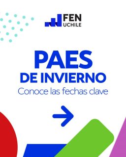 ¡Que no se te pase el tren! 🚆✨ Si tienes planeado rendir la PAES de invierno, preparamos este post con los plazos de inscripción, rendición y publicación de resultados que debes conocer sí o sí. 📌

⚠️ ¡Atención! El plazo de inscripción cierra el 17 de marzo. No esperes hasta el último minuto; hazlo con calma y recuerda que el sistema puede saturarse. ⏳

Guarda este recordatorio y compártelo con ese amigo o amiga que siempre deja todo para el final. 🏃‍♂️💨