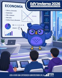 ¡Volvemos con una nueva edición de la Escuela de Invierno (EdV) para que vivas una verdadera experiencia universitaria en la FEN de la Universidad de Chile! ✨

Revisa los cursos que se realizarán este invierno:
📋 Economía y sus Aplicaciones al Mundo Real.
💡 Emprendimiento e Innovación.
👔 Negocios & Management.
💰 Educación Financiera para la Ciudadanía.

📆 Postulaciones abiertas hasta el 7 de junio / Matrículas: 11 al 15 de junio.

¡Revisa detalles y postula en www.edv.uchile.cl! 🔗👆