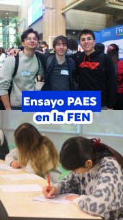 🎬🎤 Fuimos a conversar con las y los estudiantes que vinieron a nuestro primer Ensayo PAES M2 junto al Preu Pedro de Valdivia. 

Les preguntamos de todo: ¿cómo sintieron la prueba?, ¿cuáles son sus secretos para prepararse? y, obvio, ¿qué carrera sueñan con estudiar en el futuro? 👀📊

Dale play para escuchar lo que nos contaron!