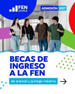 👀¿Sabías que la FEN cuenta con becas para estudiantes que ingresan a primer año?
Te invitamos a conocer los beneficios que reconocen tu esfuerzo y excelencia académica. En la FEN reconocemos el mérito académico desde tu ingreso a la universidad, facilitando el acceso a una formación de excelencia.
🏅Tenemos becas de 100% y 50%, dirigidas a estudiantes de la Región Metropolitana y de regiones, según puntaje PAES.
Las becas se asignan automáticamente, no requieren postulación adicional.
👉Revisa toda la información en admisionfen.cl