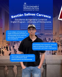 🇺🇸✨ De la FEN a Filadelfia

Bastián Salinas, estudiante de la FEN, tuvo la oportunidad de vivir una experiencia internacional realizando una pasantía en Filadelfia, Estados Unidos. 

En este carrusel nos cuenta parte de su experiencia, los desafíos que enfrentó, lo que aprendió y cómo esta oportunidad contribuyó a su formación personal y profesional. 💼

Si te gustaría vivir una experiencia internacional como esta, ¡mantente atent@ a nuestras redes!👀