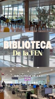 📚 Acompaña a Javiera, estudiante de 4° año de Ingeniería Comercial, Licenciatura en Administración, a recorrer cada rincón de nuestra Biblioteca FEN. 💻