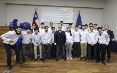 Decano Landerretche encabezó despedida de delegación FEN rumbo a los IV FISU America Games Lima 2026